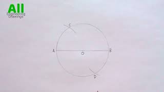 HOW TO CONSTRUCT A RECTANGLE GIVEN THE LENGTH OF THE DIAGONAL AND ONE SIDE || Technical drawing