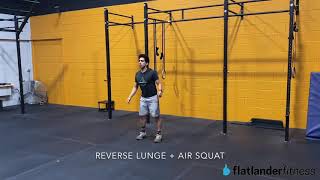 Reverse Lunge + Air Squat Demo