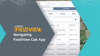 Cab App - Map - Viewing a Fields Data