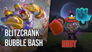 Bubble Bash Blitzcrank Skin | League of Legends | Ruby Chromas screenshot 3