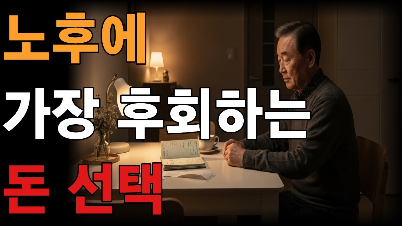 노후에 가장 후회하는 돈 선택｜60대 이후 꼭 한 번은 돌아보게 되는 돈 이야기|그때 그 돈, 왜 그렇게 썼을까｜노후에 가장 많이 남는 후회