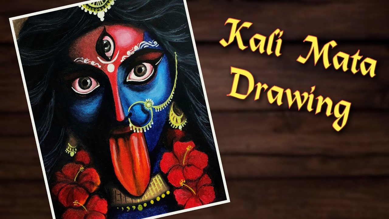 Angry Maa Kali Drawing Kali Mata ki Drawing How to draw Maa kali Step by  Step Drawing Tutorial  YouTube