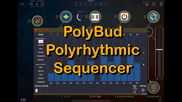 PolyBud Polyrhythmic Sequencer - Multi-Track AUv3 MIDI - Tutorial - This is a Very Clever App