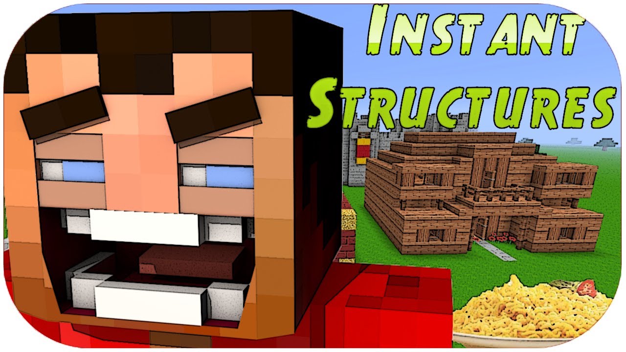 Minecraft Mods - 8 Instant Structures - YouTube
