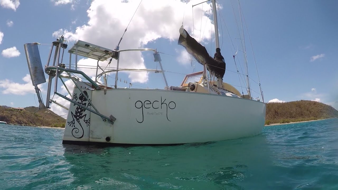 Join Me on a Tour of my 27′ Sloop That I’m Solo Sailing Around the World!