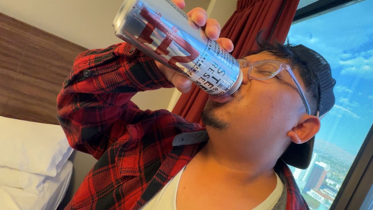 Enjoying a Steel Reserve 211 in Las Vegas