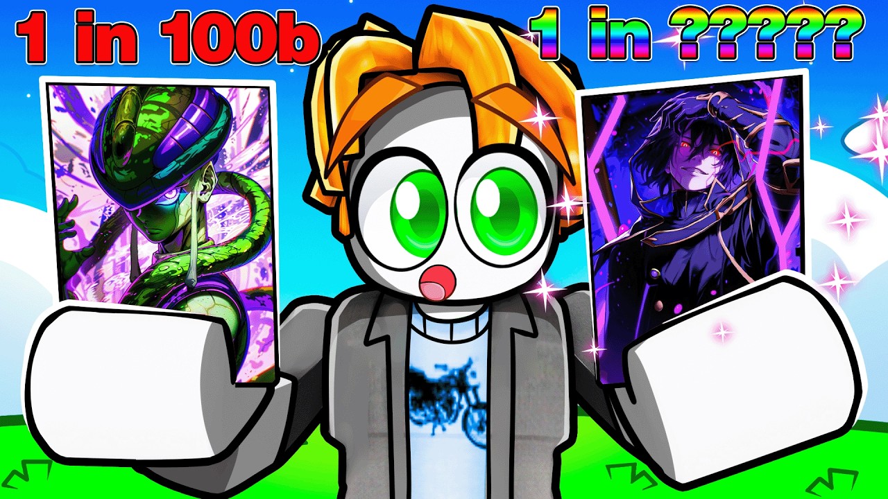 Spending Robux for Worlds RAREST Anime Cards in Roblox!