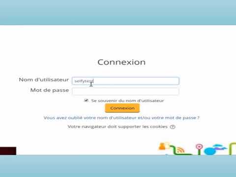 Connexion à la plateforme Moodle