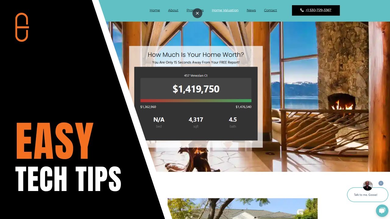 Custom "LinkinBio" & Home Valuation Tool