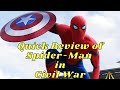 Spider-Man in Civil War: A Quick Review