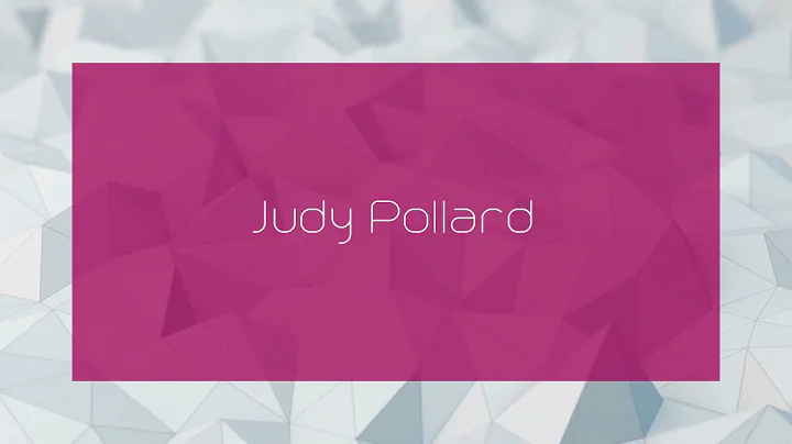 Judy Pollard - appearance