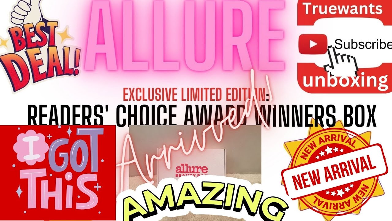Allure Readers Choice Award Winners Box ARRIVED! Unboxing! PAID 49