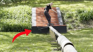 I Built the Longest Backyard Ski Rail Ever