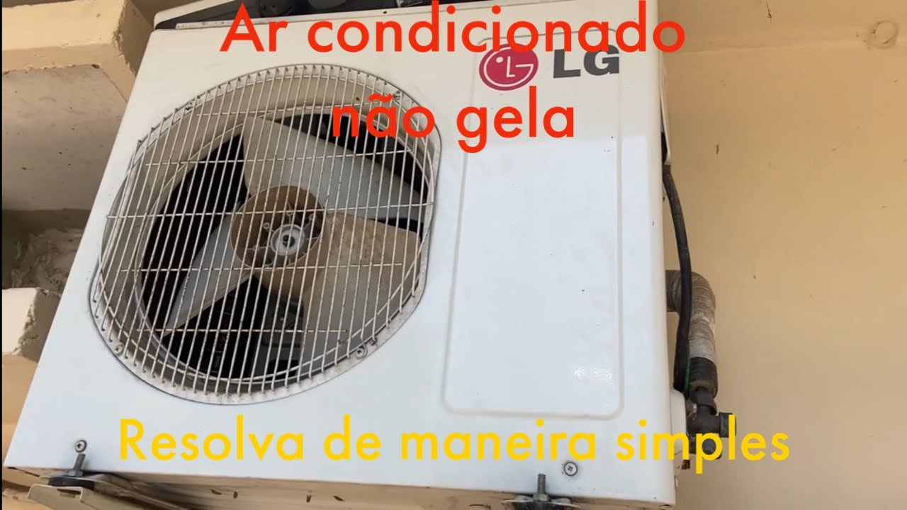 Ar condicionado não gela resolva de maneira simples - YouTube