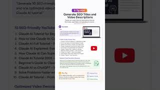 Claude Ai Tip #34: Create Viral YouTube Titles Using Claude AI