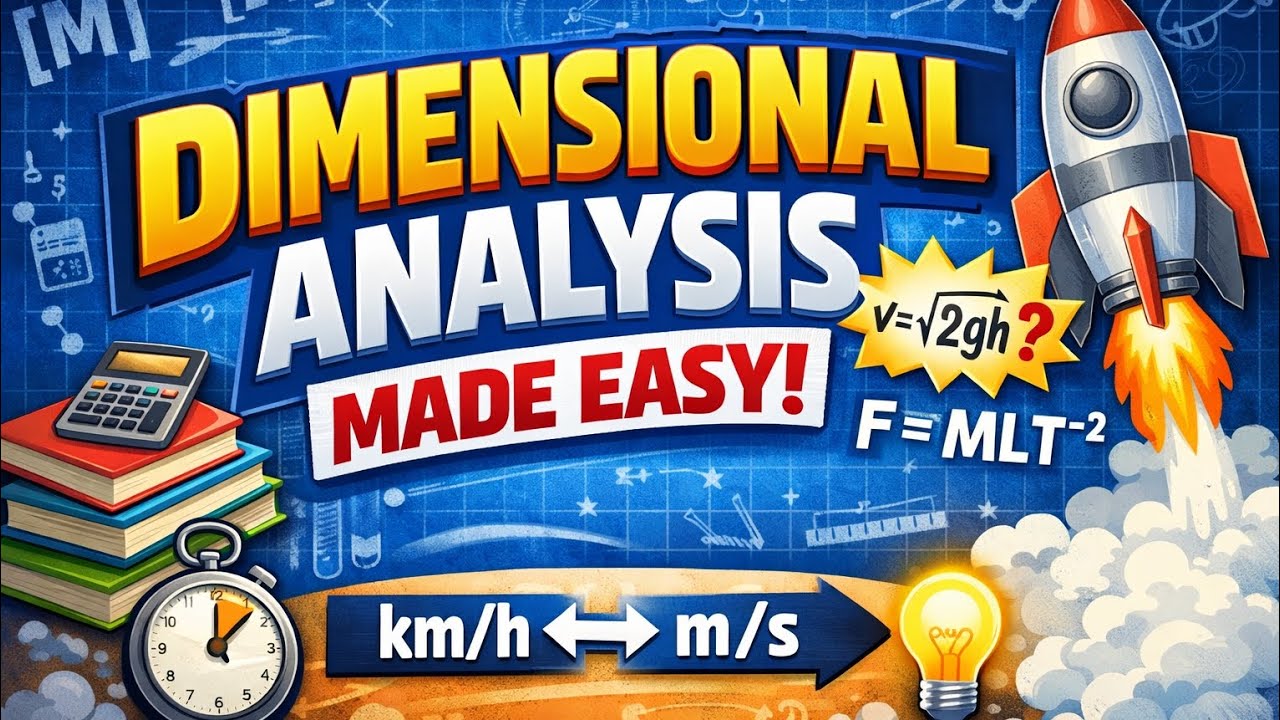 DIMENSIONAL ANALYSIS BASIC CONCEPT EXPLAINED - PHYSICS AND MATHEMATICS ...