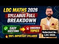 LDC Maths Syllabus 2026 🔥 | क्या पढ़ें, क्या छोड़ें? (Complete Strategy)