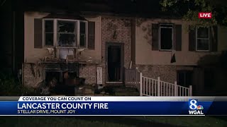Fire damages Lancaster County home