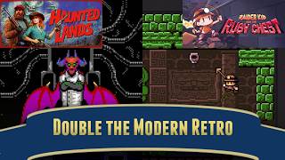 Two Great Modern Retro Games | Haunted Lands, Raider Kid and the Ruby Chest Review #gamewisdom