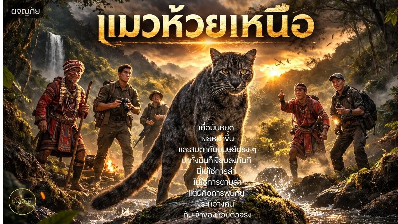 แมวห้วยเหนือ(จบในตอน)#สารคดีสัตว์ป่า#พรานป่า#สัตว์หายาก#สมุนไพรป่า#ตำนานพื้นบ้าน#สำรวจธรรมชาติ