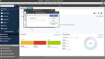 Setting Up Customer and Vendor Lists - QuickBooks 2017 tutorial