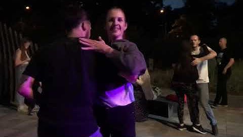 Zouk Open-Air. Carlos Oliveira & Evgenia Komarova