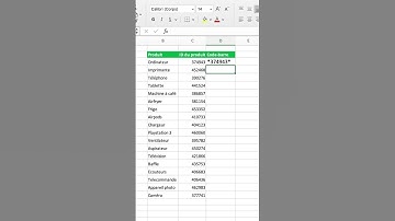 Comment créer des code-barres sur excel? #excelastuce #excelfrancais #raccourci