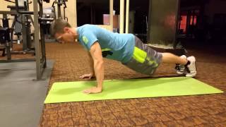 How to do a Sidestep push up - total body - Andy Frisch