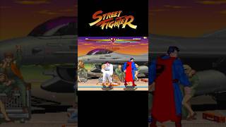 THE MOST INSANE FIGHT: ICE RYU VS SUPERMAN #StreetFighter #Superman #Ryu #FightingGames #ViralReels