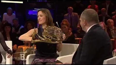 Sarah Willis on the German talk show Dickes B with...