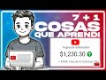 8 Cosas que Aprendí Creando Contenido para YouTube