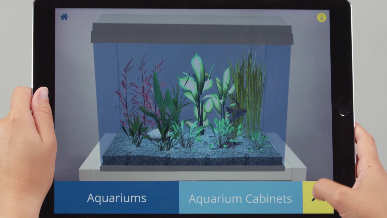 Tetra Aquatics App 3D Aquarien Howto (Augmented Reality) YouTube
