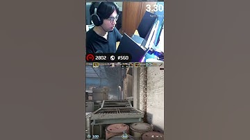 (CS2) Short Highlight: 4 Frags clutch 1v3 on Train #cs2 #csgo #csgohighlights