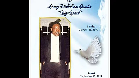 MEMORIAL SERVICE FOR LEROY NICHOLSON GUMBS