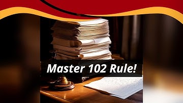 Master the 102 Rule: Key Data Elements Explained!