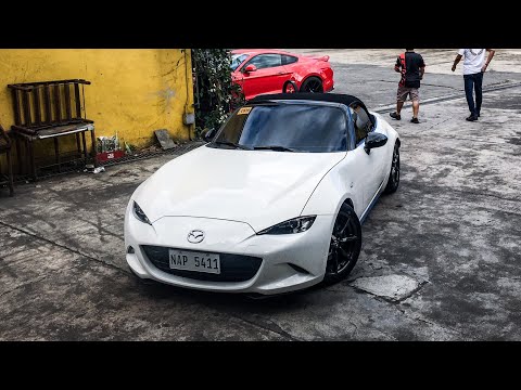 Catback exhaust system on a 2018 Mazda MX-5