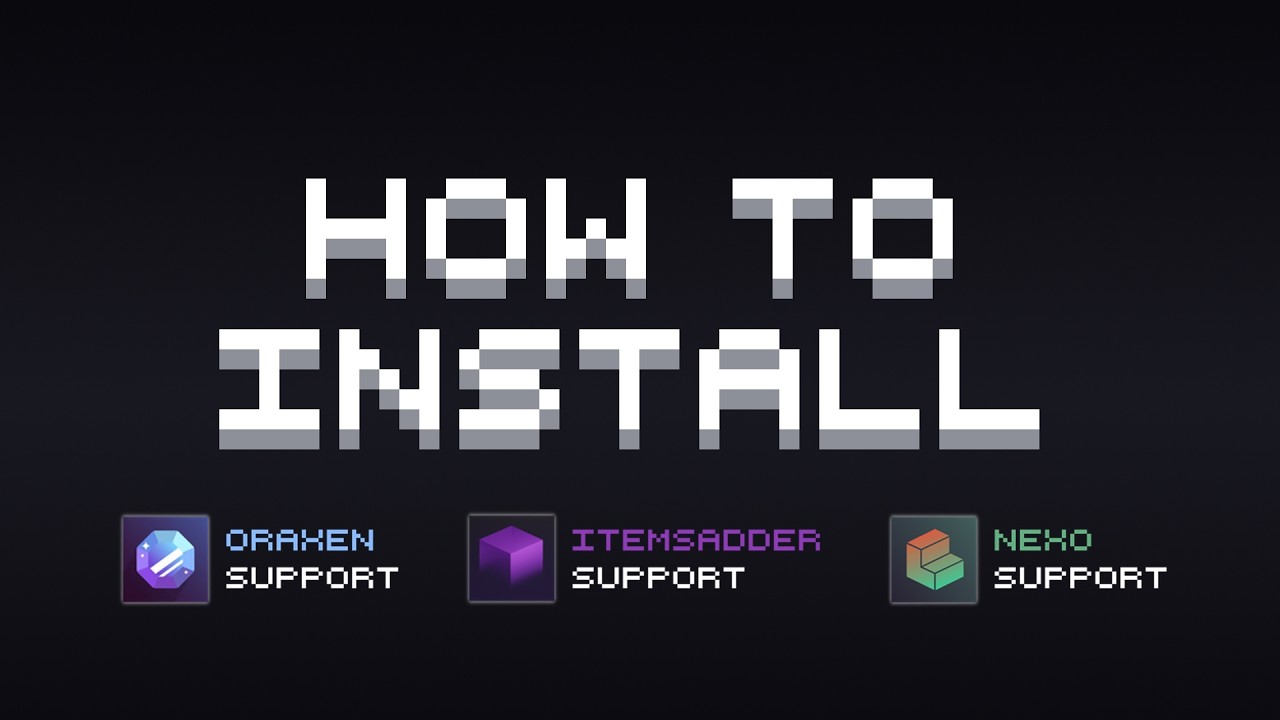 Installation Guide | Resource Pack & Plugin Setup (Nexo, Oraxen ...
