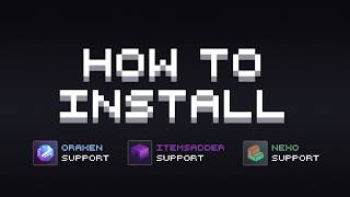 Installation Guide | Resource Pack & Plugin Setup (Nexo, Oraxen, ItemsAdder)