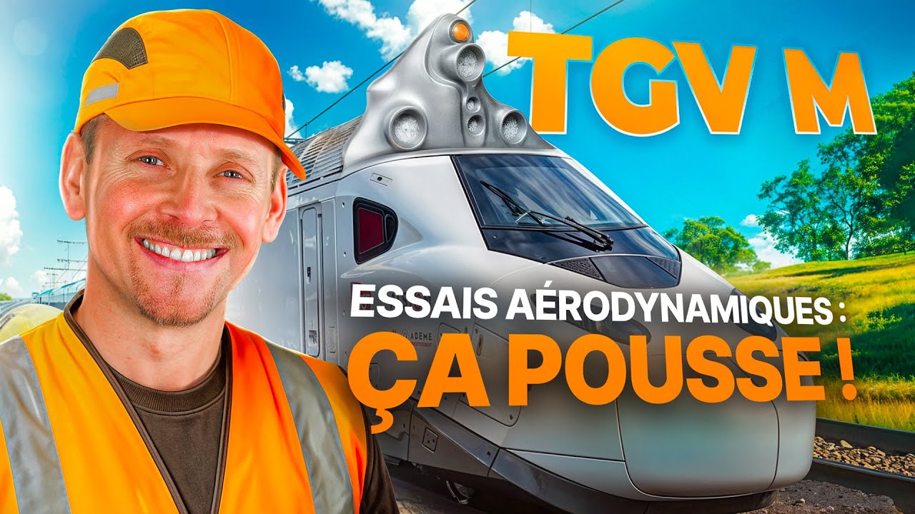 Futur TGV INOUI : les COULISSES des essais AÉRODYNAMIQUES