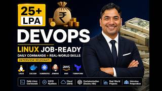 25+ LPA  DevOps | Linux Job-Ready | Daily Commands + Real-World Skills (Interview Relevant)| Class