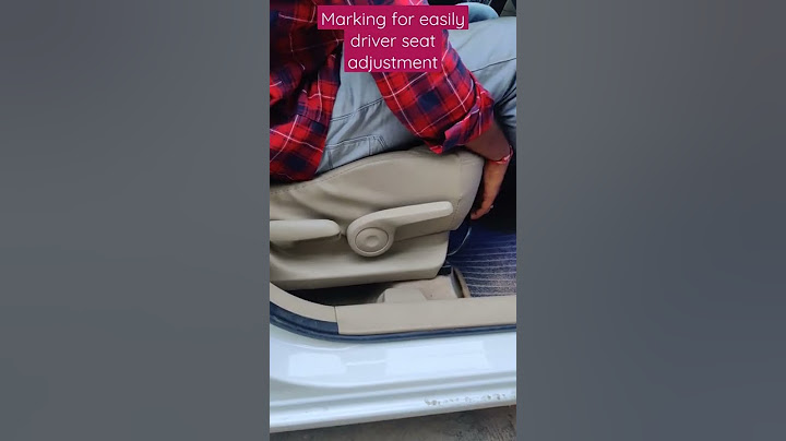Mark to identify / driver seat adjustment / car tips #shorts