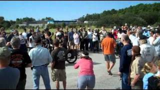 Vintage Motorcycle Cannonball starts in Kill Devil Hills
