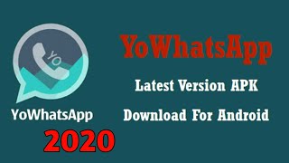 YoWhatsApp Latest Version APK Download For Android | yo whatsapp 2020 screenshot 2