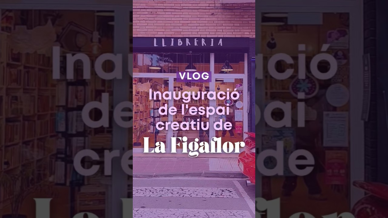 Inauguració de l'espai creatiu de La Bauma, el nou local de la Llibreria Figaflor d'Abrera 🖌️🧶🎨