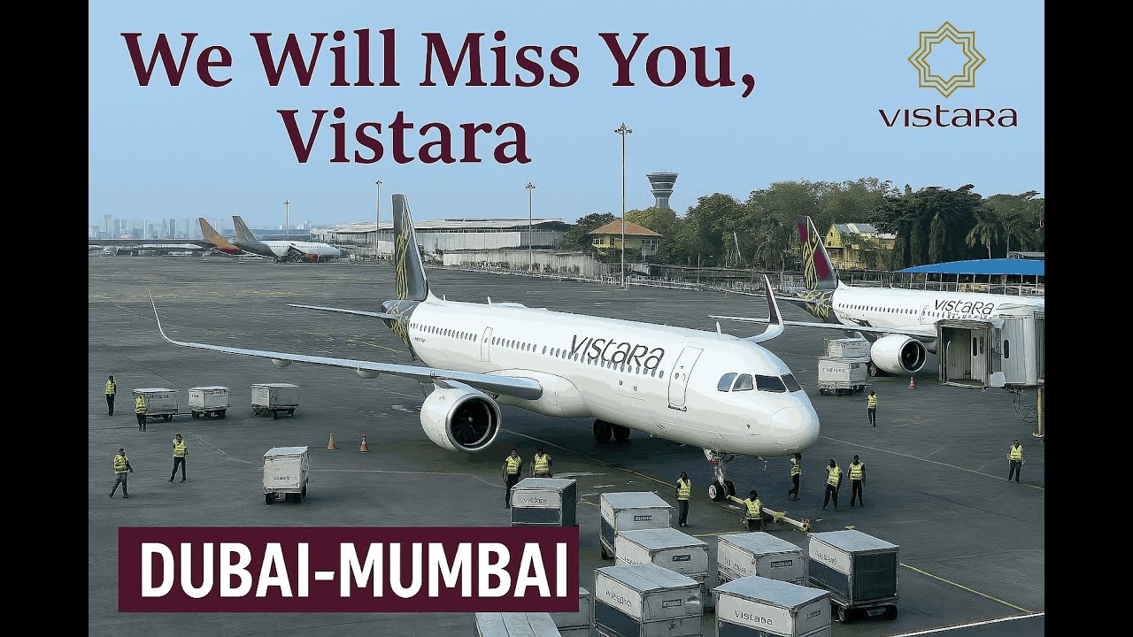 A MEMORIAL FLIGHT: Vistara A321neo Economy Class | Dubai to Mumbai