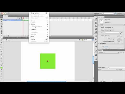 Shape Tweens with Shape Hints: Flash CS5