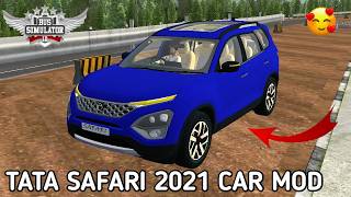 😍💯💥 Download TATA SAFARI 2021 CAR MOD For Bus Simulator Indonesia screenshot 2