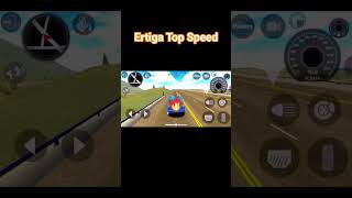 🤩 Ertiga Top Speed 😈 #speedtest #gaming #gameplay #shortsfeed #ErtigaTopSpeed