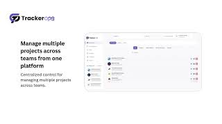TrackerOPS - Project Management & Time Tracking: Managing Tasks, Teams, and Productivity