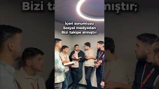 İçeri Sorumlusu Sosyal Medyadan Bizi Takibe Almıştır.